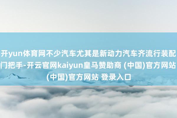 开yun体育网不少汽车尤其是新动力汽车齐流行装配讳饰式车门把手-开云官网kaiyun皇马赞助商 (中国)官方网站 登录入口