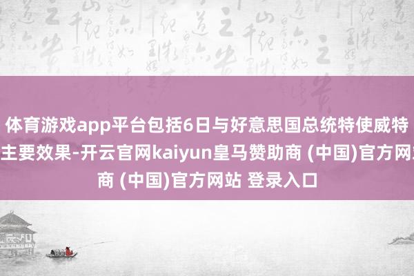 体育游戏app平台包括6日与好意思国总统特使威特科夫会晤的主要效果-开云官网kaiyun皇马赞助商 (中国)官方网站 登录入口